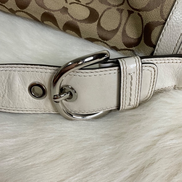 Coach Soho Pleated Signature Flap Shoulder Bag - Picture 11 of 12